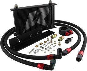 img 4 attached to 🔥 High-performance 24 Row Engine Oil Cooler Kit for Fairlady350Z 370Z VQ35 VQ37 Upgrade