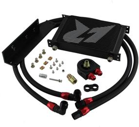 img 2 attached to 🔥 High-performance 24 Row Engine Oil Cooler Kit for Fairlady350Z 370Z VQ35 VQ37 Upgrade