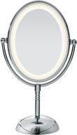 💄 conair reflections led lighted vanity makeup mirror: double-sided, 1x/7x magnification, polished chrome finish - perfect for flawless makeup application logo