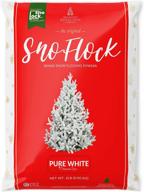snoflock premium snow flock powder - self-adhesive, shimmerspec enhanced, exclusive formula - 2 lbs (0.90kg) логотип