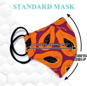 img 1 attached to Meli Wraps: Sustainable Reusable Cotton Face Masks with Adjustable Ear Loops - Breathable & Washable