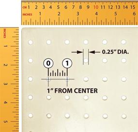 img 1 attached to 🔨 Durable White Pegboard 2-Pack by Azar 770820: Organize and Display in Style
