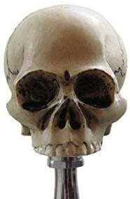 img 3 attached to 💀 Cool Collectibles Skull Head Shifter Shift Knob for Rat Rods - Without Jaw