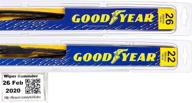 replacement wiper blades goodyear blades premium logo