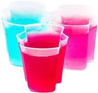 convenient ez squeeze jello shot cups with secure lids for mess-free fun! логотип