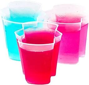 img 4 attached to Convenient EZ Squeeze Jello Shot Cups with Secure Lids for Mess-free Fun!