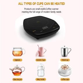 img 2 attached to ☕ 25W Mug Warmer: Quick Heating Coffee Warmer for Office Desk with Temperature Control and Auto Off - Perfect for Cocoa, Tea, Water, Milk and More!