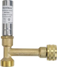 img 4 attached to Water Hammer Arrestor Washing Machine and Dishwasher 3/4 Inch - Inline Faucet Laundry Valve for Sink, Pipe, Garden Hose - Y241-11-11 (1 Pack)