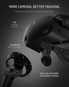 img 1 attached to 🎮 HP Reverb G2 VR шлем: Улучшенный опыт игры с контроллером, Valve динамиками и настраиваемыми линзами - 2160 х 2160 ЖК-панели, совместим с SteamVR и Windows Mixed Reality
