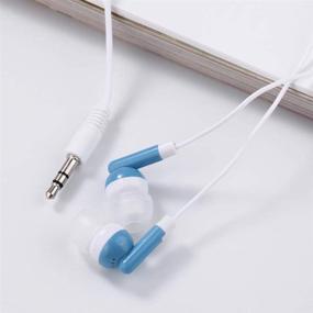 img 1 attached to CN-Outlet Wholesale Kids Bulk Earbuds Headphones 200 Pack Multi Colored Individually Bagged Disposable Earphones Perfect For School Classroom Libraries Students (200Mixed)