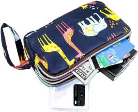 img 3 attached to BIAOTIE Large Capacity Wristlet Wallet Women's Handbags & Wallets and Wristlets