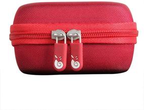 img 1 attached to Hermitshell Travel Case For Skullcandy Sesh True Wireless In-Ear Earbud (Red)