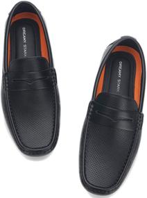 img 2 attached to DREAMY STARK Men's Breathable Lightweight Anti Slip Loafers & Slip-Ons