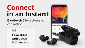 img 2 attached to 🎧 Get Immersed in Music with Aiwa Prodigy Air 2 TWS Wireless Earbuds - Fast Charging Earphones for Superior True Wireless Stereo Experience