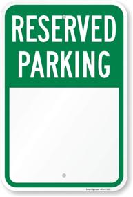 img 4 attached to Reserved Parking Write SmartSign Aluminum