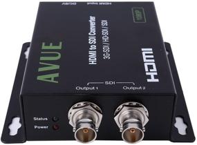 img 3 attached to AVUE HDMI to SDI Converter with 1080P 1080i 720P 576i 480i Support and Dual SDI Outputs, Ideal for Broadcasting