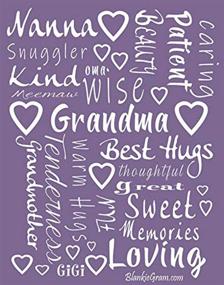 img 2 attached to 🎁 Purple Grandmother Throw Blanket - Warm, Soft Fuzzy Fleece for Extra Comfort – Ideal Gift for Every Kind, Loving, Caring & Inspiring Grandma – BlankieGram