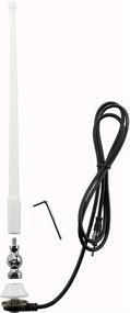 img 2 attached to 🦆 Marine White Rubber Ducky 15 Inch Antenna Kit - AntennaMastsRus for ATV, Boat, Camper, Go Kart, Motorhome, Pontoon, RV, Sailboat, Tractor, Trailer, UTV, Yacht