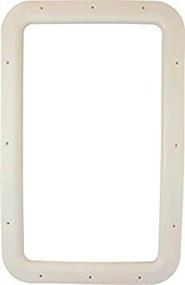 img 1 attached to Valterra A77011 Ivory Carded Interior Entrance Door Window Frame