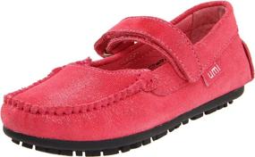 img 4 attached to Umi School Uniform Moccasin Shoes for Toddler Girls – Moraine Uniform