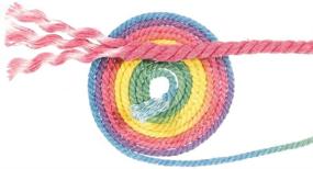 img 1 attached to Craft County Rainbow Dye Cotton Rope - Versatile Spool for Crafts, Scrapbooking, and Decorations (5mm - 50m)