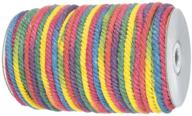 craft county rainbow dye cotton rope - versatile spool for crafts, scrapbooking, and decorations (5mm - 50m) logo