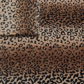 img 2 attached to 🐆 Softan Flannel Blanket - Lightweight, Super Soft, Ultra Luxurious Plush Fleece Leopard Print Blankets, King Size (90" x 108")