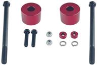 dewhel red billet aluminum differential drop spacers - improve performance and lifted 🚗 truck stability | fit 1995-2007 toyota tundra tacoma sequoia 4wd - front diff drop kit logo