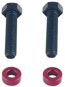 img 3 attached to DEWHEL Red Billet Aluminum Differential Drop Spacers - Improve Performance and Lifted 🚗 Truck Stability | Fit 1995-2007 Toyota Tundra Tacoma Sequoia 4WD - Front Diff Drop Kit