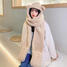 img 1 attached to Hstore Winter Hooded Headscarf Travel