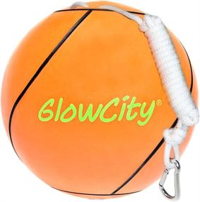 img 3 attached to 🏐 LED Light Up Tetherball by GlowCity - Enhanced with Hi Bright LED Light for Optimal Visibility and Superior Performance, Surpassing Traditional Glow in The Dark Variants