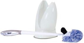 img 1 attached to SwiftClean Bowl Brush and Caddy with Microban (315MB): The Ultimate Cleaning Solution