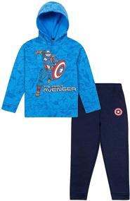 img 4 attached to Avengers Captain Sweatshirt Sweatpants Activewear