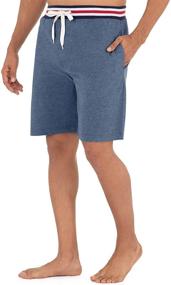 img 1 attached to 👖 IZOD Sueded Striped Waistband Heather Men's Sleep & Lounge Clothing: Ultimate Comfort and Style