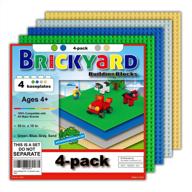 🏗️ construction building toy baseplates for brickyard displays logo