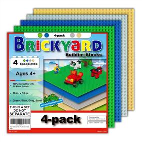 img 4 attached to 🏗️ Construction Building Toy Baseplates for Brickyard Displays