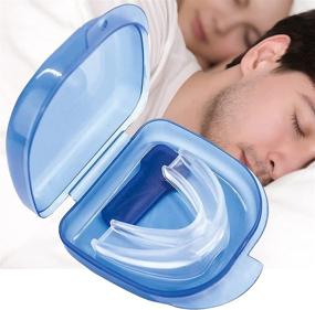 img 4 attached to 😴 SleepWell Night Guard for Teeth Grinding & Bruxism - Upgraded Professional Dental Guard for Restful Sleep, Stops Clenching & Grinding - Effective Mouth Guard for Men and Women