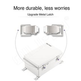 img 1 attached to QILIPSU Stainless Waterproof Electrical Box - Durable, 285x195x130mm Enclosure