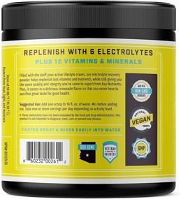 img 2 attached to 🍋 Premium Electrolyte Powder: Lemonade Flavor for 90 Servings - Sugar Free Keto Hydration Mix with Essential Electrolytes: Magnesium, Potassium, Calcium - Gluten Free