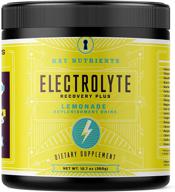 🍋 premium electrolyte powder: lemonade flavor for 90 servings - sugar free keto hydration mix with essential electrolytes: magnesium, potassium, calcium - gluten free logo