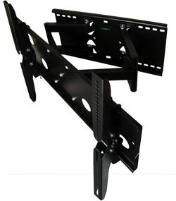 img 3 attached to 📺 Mount-It! Heavy Duty Articulating TV Wall Mount: Dual Arm Full Motion Bracket for Large Screens, 175lbs Capacity, VESA 750x450mm