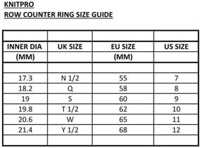 img 1 attached to KnitPro Row Counter Ring Size Knitting & Crochet for Knitting & Crochet Notions