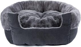 img 4 attached to GASUR Small Dog Beds & Cat Beds for Indoor Cats - Soft & Plush Calming Bed for Dogs, Machine Washable - Round Pet Bed for Indoor Cats - Warming & Cooling Kitten Puppy Bed
