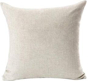 img 1 attached to 🦖 Dinosaur ABC Cotton Linen Throw Pillow Cushion Sofa Decorative Square - 18x18 inch Wedding Birthday Decoration (H)