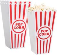 🍿 convenient plastic popcorn containers set of 4 for snack lovers логотип