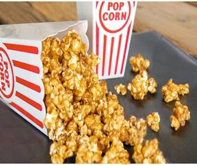 img 2 attached to 🍿 Convenient Plastic Popcorn Containers Set of 4 for Snack Lovers