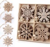 ilauke unfinished christmas snowflake ornaments логотип