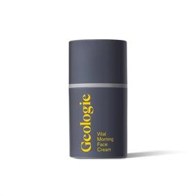 img 4 attached to Geologie Vital Morning Face Cream - Men's Dry Skin Moisturizer with SPF, Niacinamide, and Hyaluronic Acid for Anti-Aging and Hydration