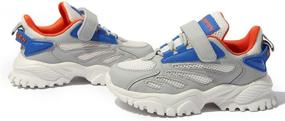 img 4 attached to Girls' Lightweight Athletic Sneakers: Breathable and Running-Friendly