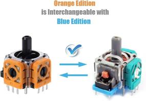 img 2 attached to Orange 4PCs Replacement Analog Joystick with Trimmer Potentiometer Sensor for PS4 Pro DualShock 🎮 4 - Repair Parts 3D Thumb Stick Wireless Controller Rocker Module with Screwdriver Tool Kit